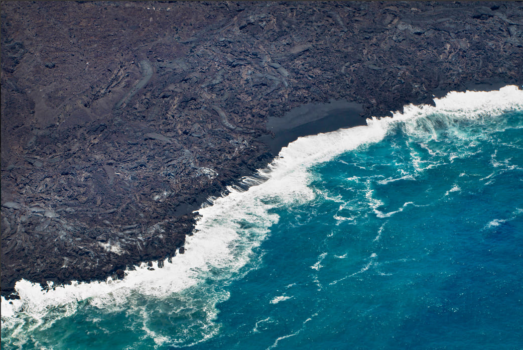 Volcanic Coastline and Black Sand Beach
