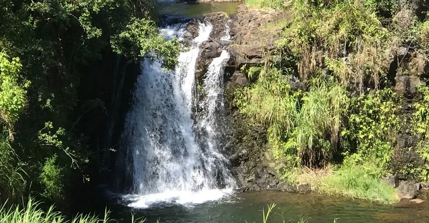 Secluded waterfall
