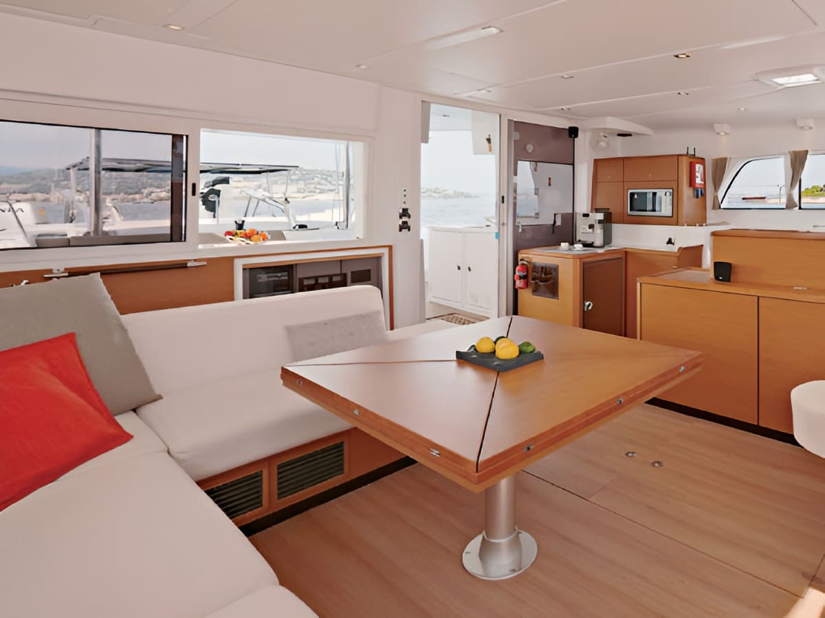 Catamaran Interior Cabin
