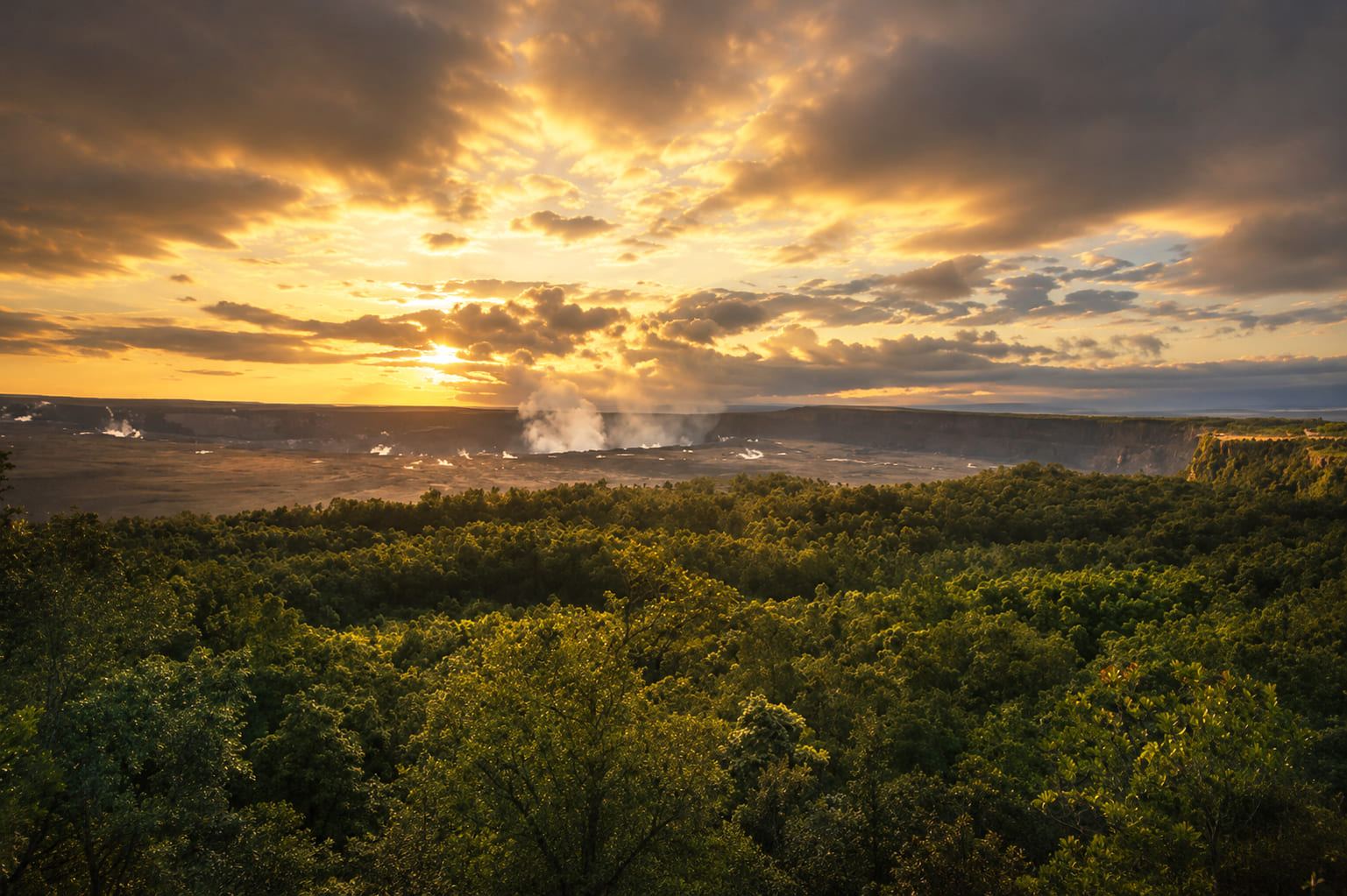 Evening Volcano Explorer