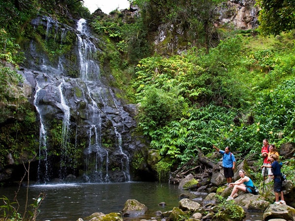 Waterfall view