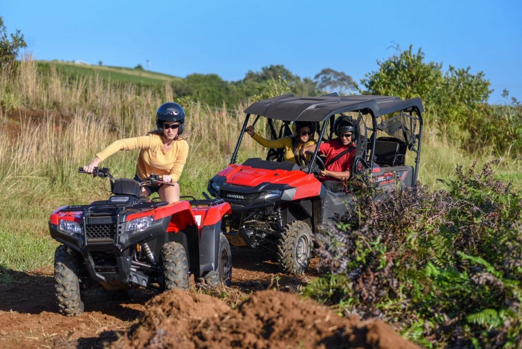 Fun off-road ATV tour at Umauma Experience combining adventure riding with scenic Big Island views