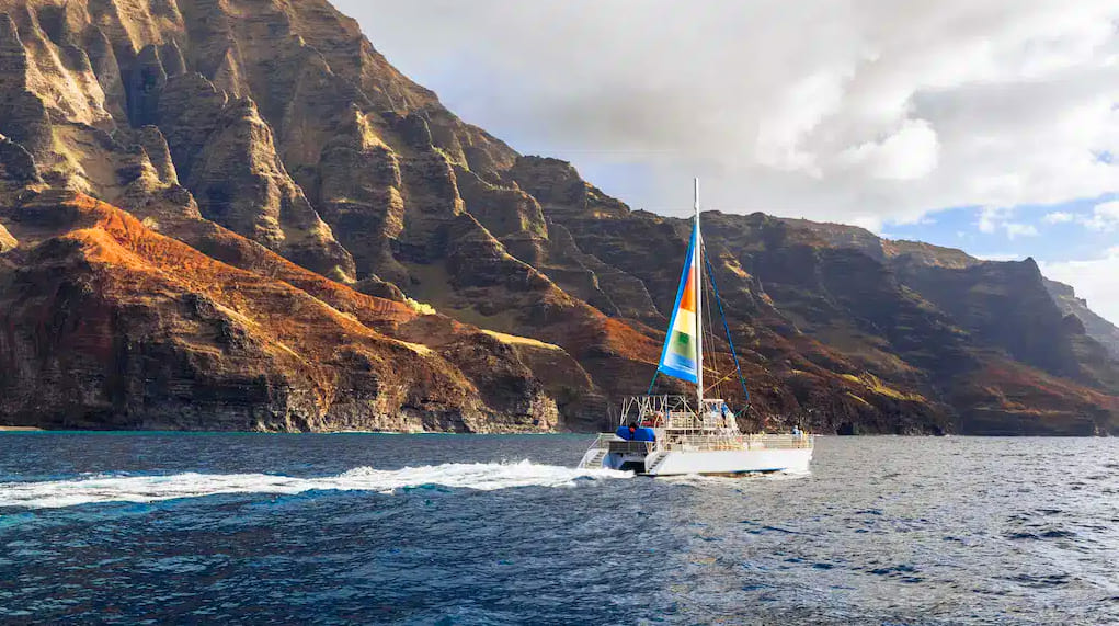 Blue Dolphin Charters Na Pali Sunset Dinner Cruise