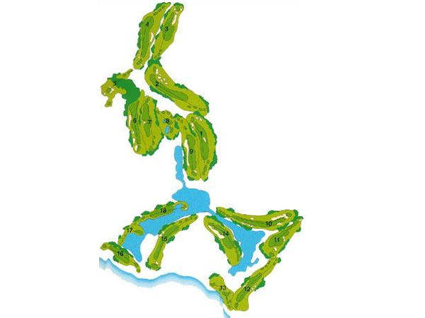Kauai Lagoons Golf Course Layout