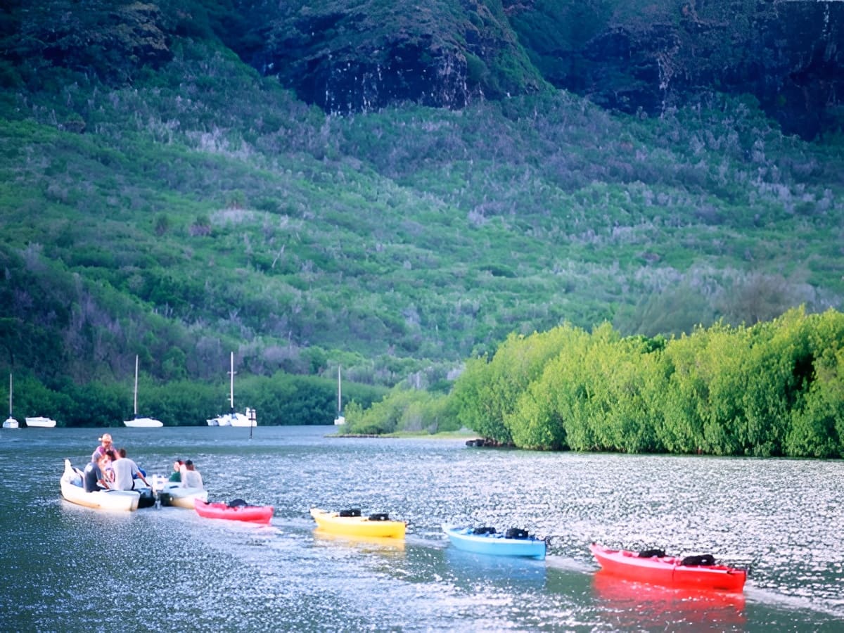Beautiful river scenery