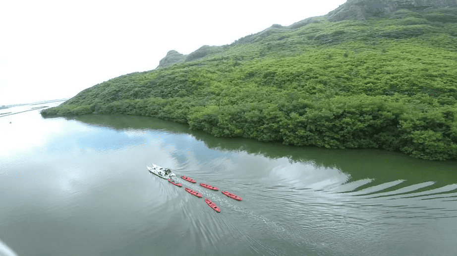 Motorized Canoe Ride