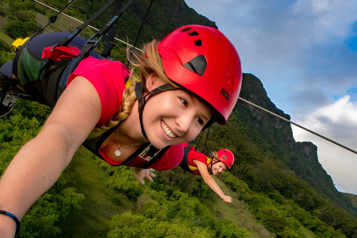 Ziplining at Kipu Ranch