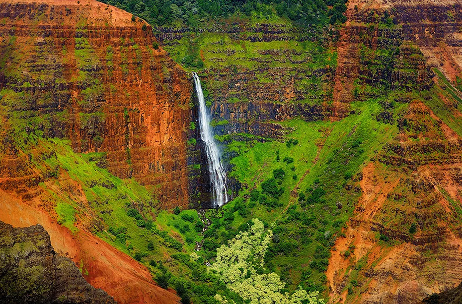 Waimea Canyon Waterfall