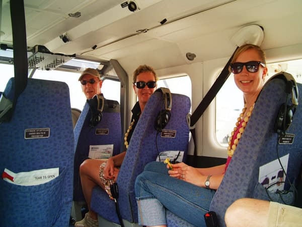 Comfortable seats on the Airvan
