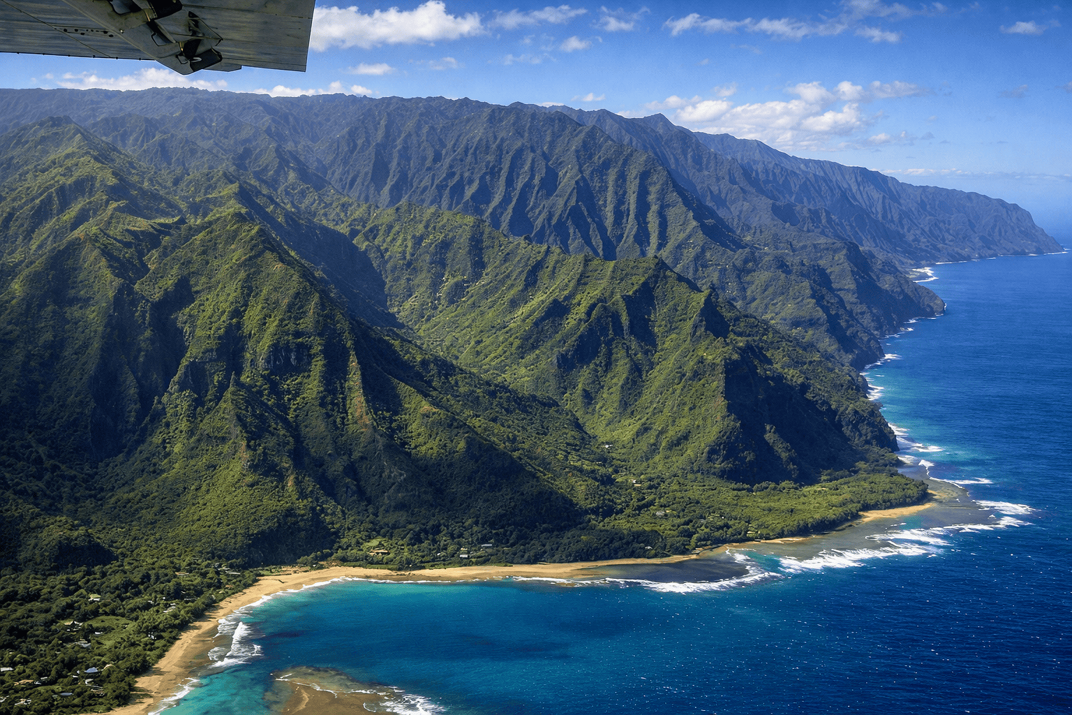 View to the Na Pali Coast