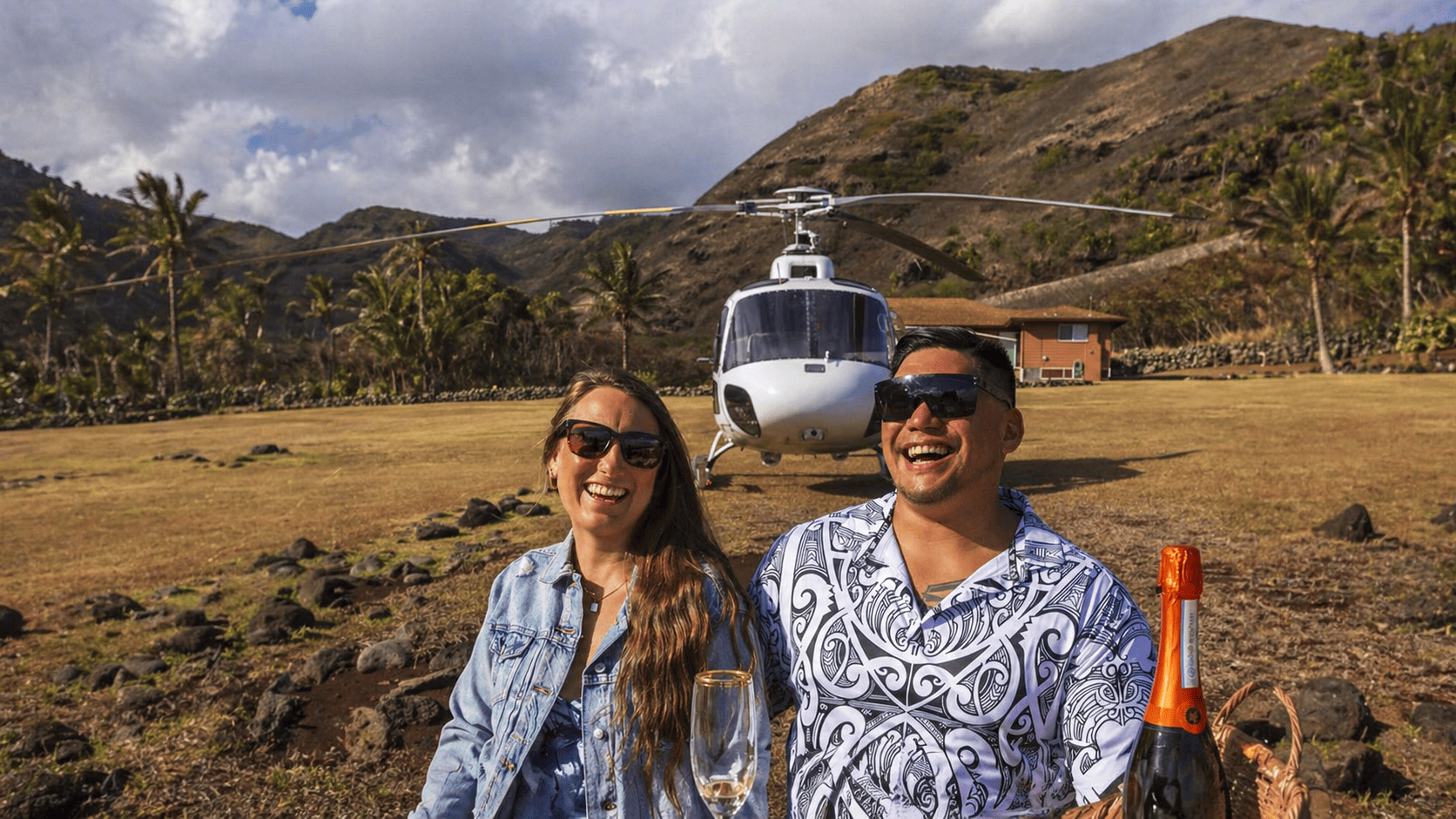 Air Maui Beach Proposal Flight