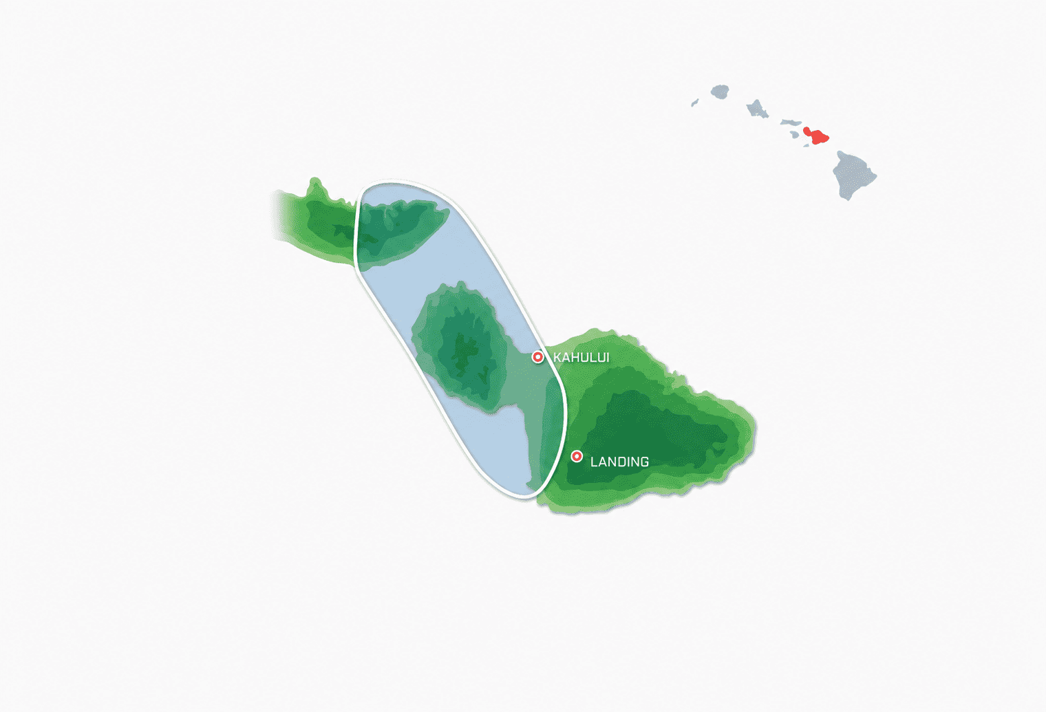 Blue Hawaiian Helicopters Maui And Molokai Spectacular Route Map