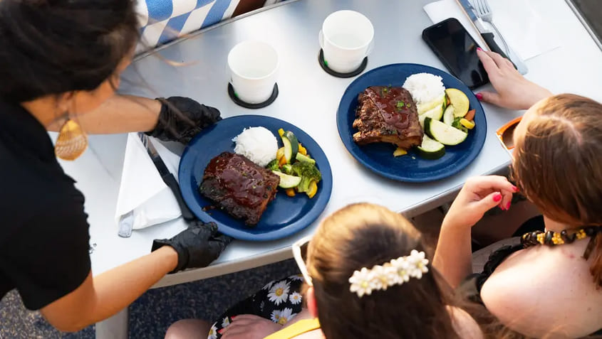 Dinner at Sea