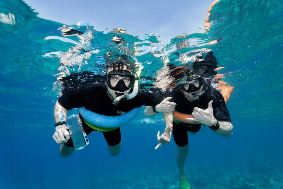 Maui snorkeling in clear waters