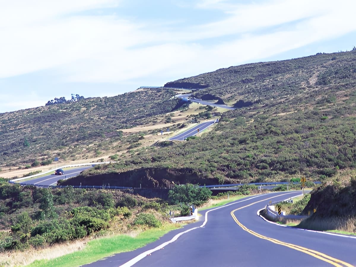 Road to the Haleakala Summit