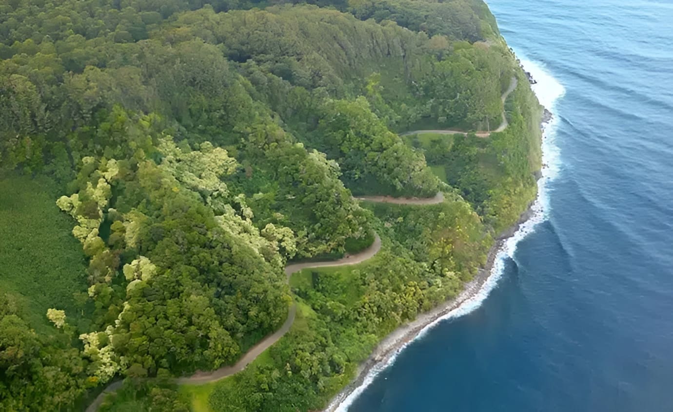 Road to Hana Aerial