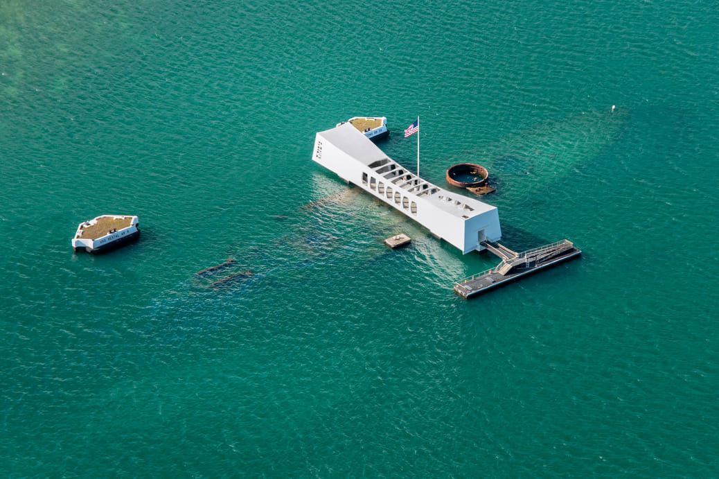 Arizona Memorial at Pearl Harbor