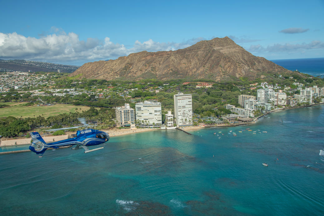 Waikiki and Diamond Head
