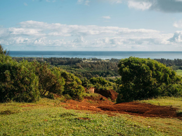 North Shore ranch off-road tour on Oahu with wide valley views and a fun ride through dirt trails