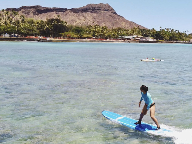 Hans Hedemann private surf lesson in Waikiki with dedicated instructor support and a focused learning session on Oahu