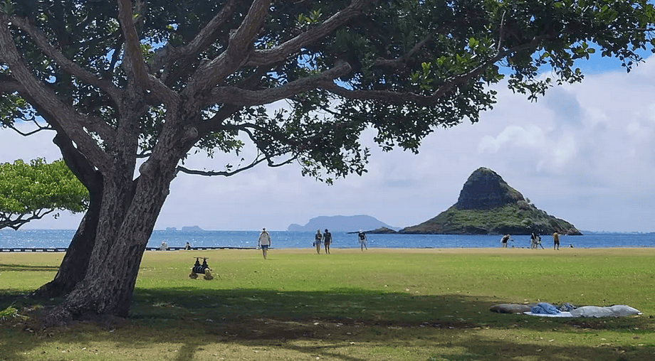 View to Mokili'i Island