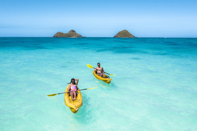 Kailua Beach Adventures – Twin Islands Guided Kayak Tour