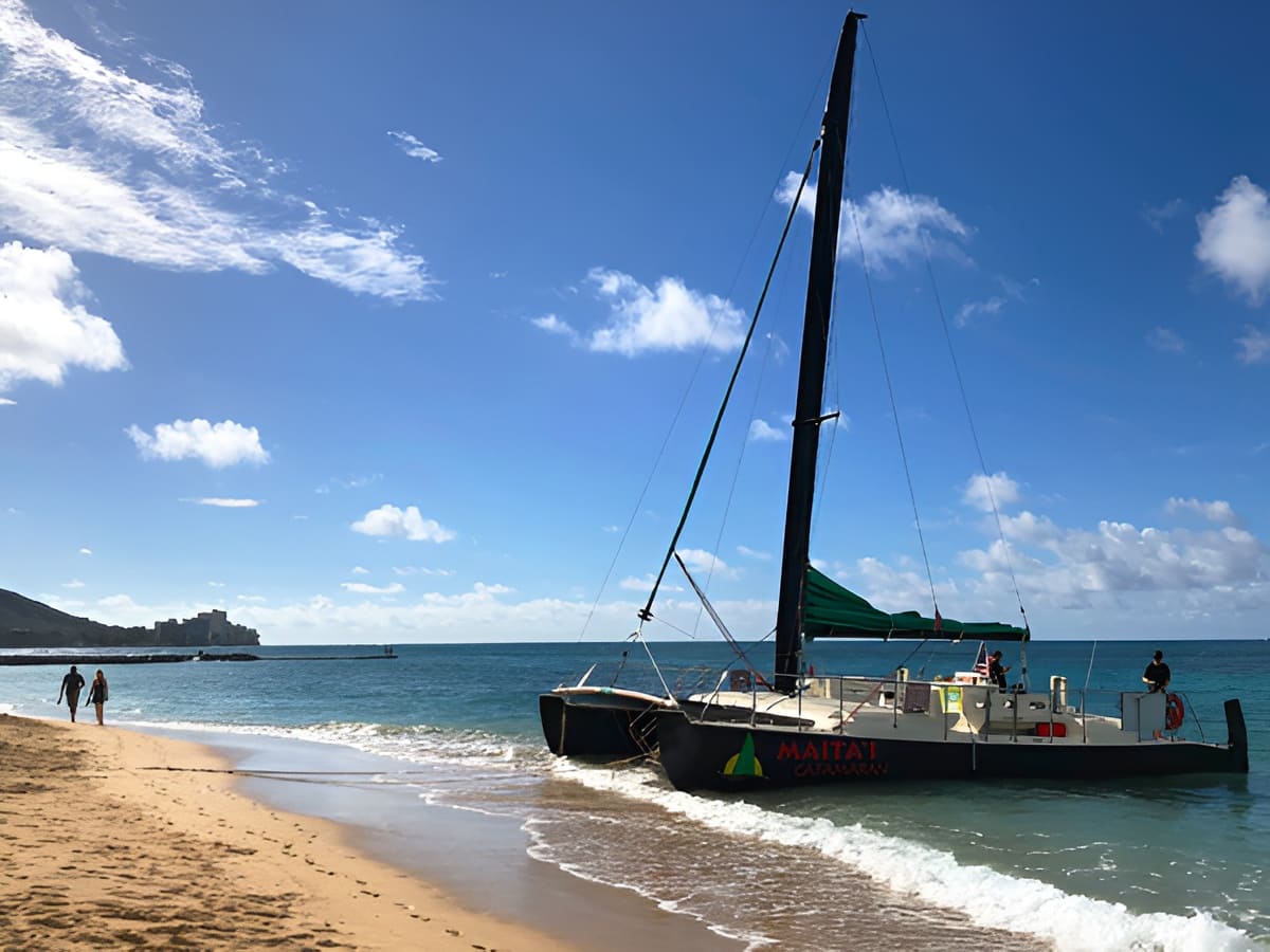 Boarding on the Beach