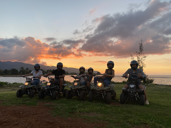 ATV riding experience on Oahu’s North Shore near the ocean