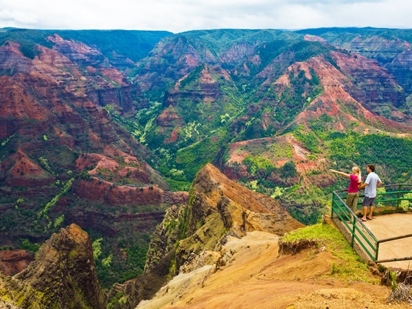 Panoramic “Grand Canyon of the Pacific” views on Kauai