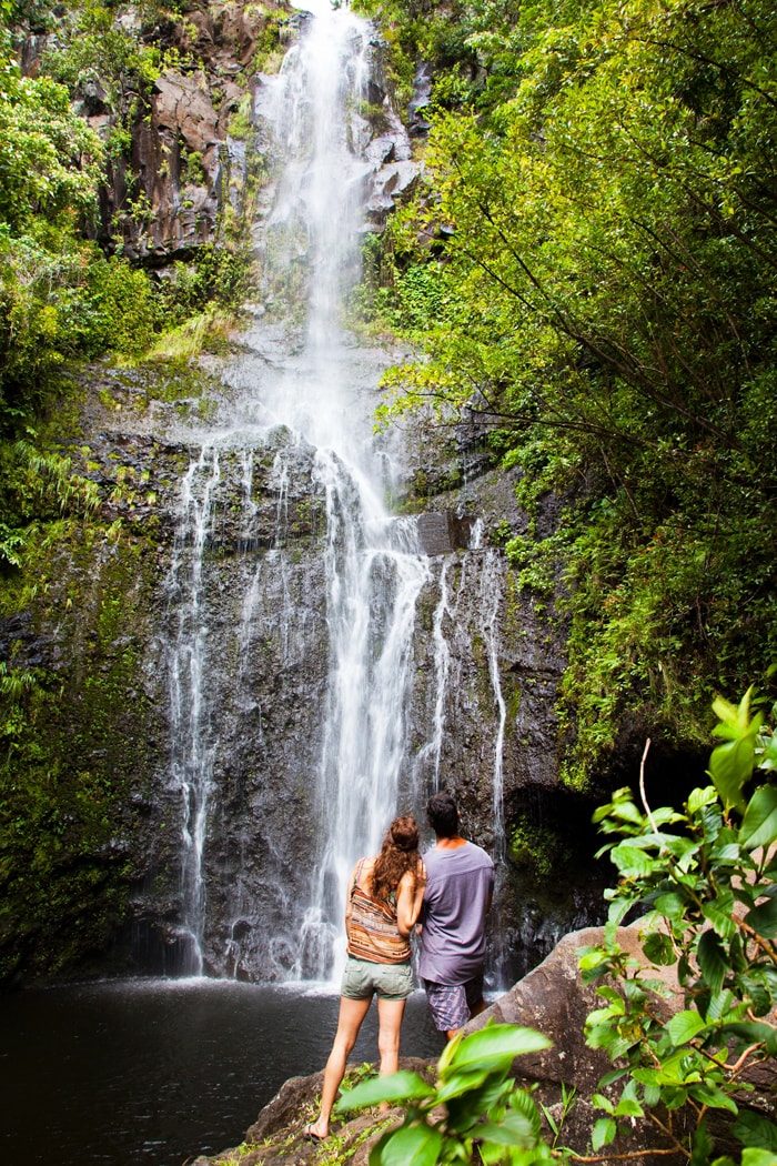 Rainforest scenery and classic Road to Hana viewpoints