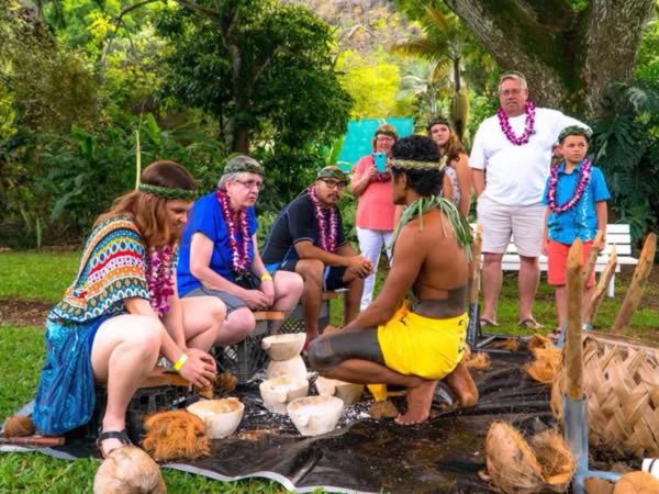 North Shore luau experience featuring Hawaiian culture, music, and dance